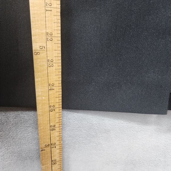 Anne Klein Black Suit Womens 12 Jacket Skirt Set Fully Lined Slits Business Work - Picture 11 of 13